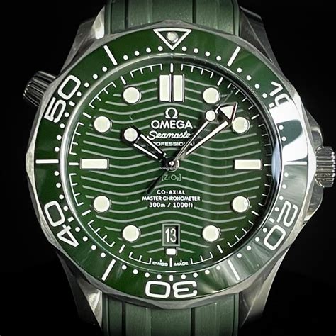 omega seamaster green.